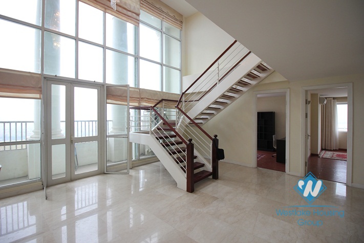 Spacious duplex apartment with 5 bedrooms for rent in Ciputra